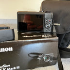 Canon PowerShot G7X Mark III Digital Camera 4K 20MP WiFi Vlog Camera – Like New