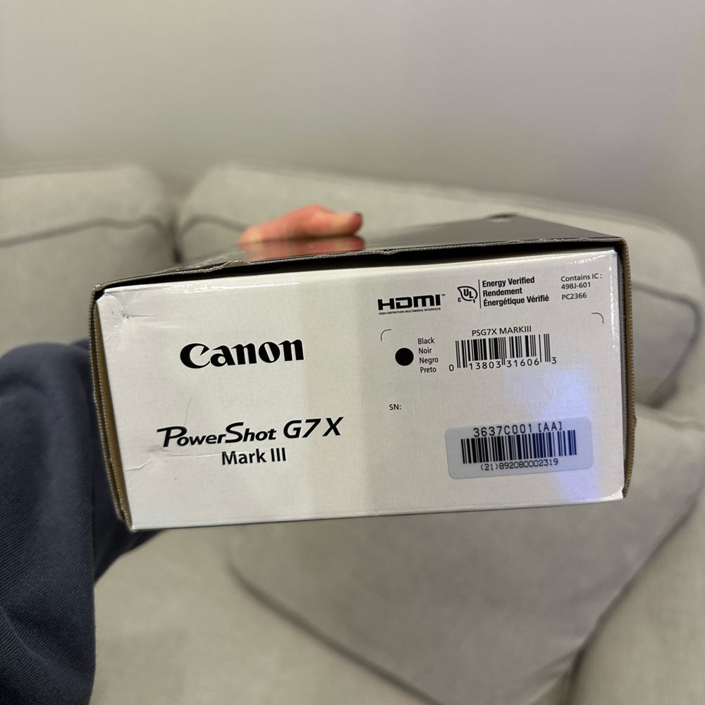 Canon PowerShot G7X Mark III Digital Camera 4K 20MP WiFi Vlog Camera