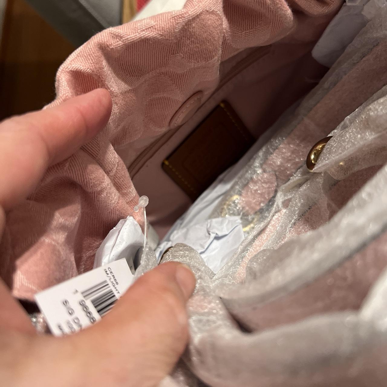 Coach Faye Shoulder Bag | Signature Denim | Light Pink NWT