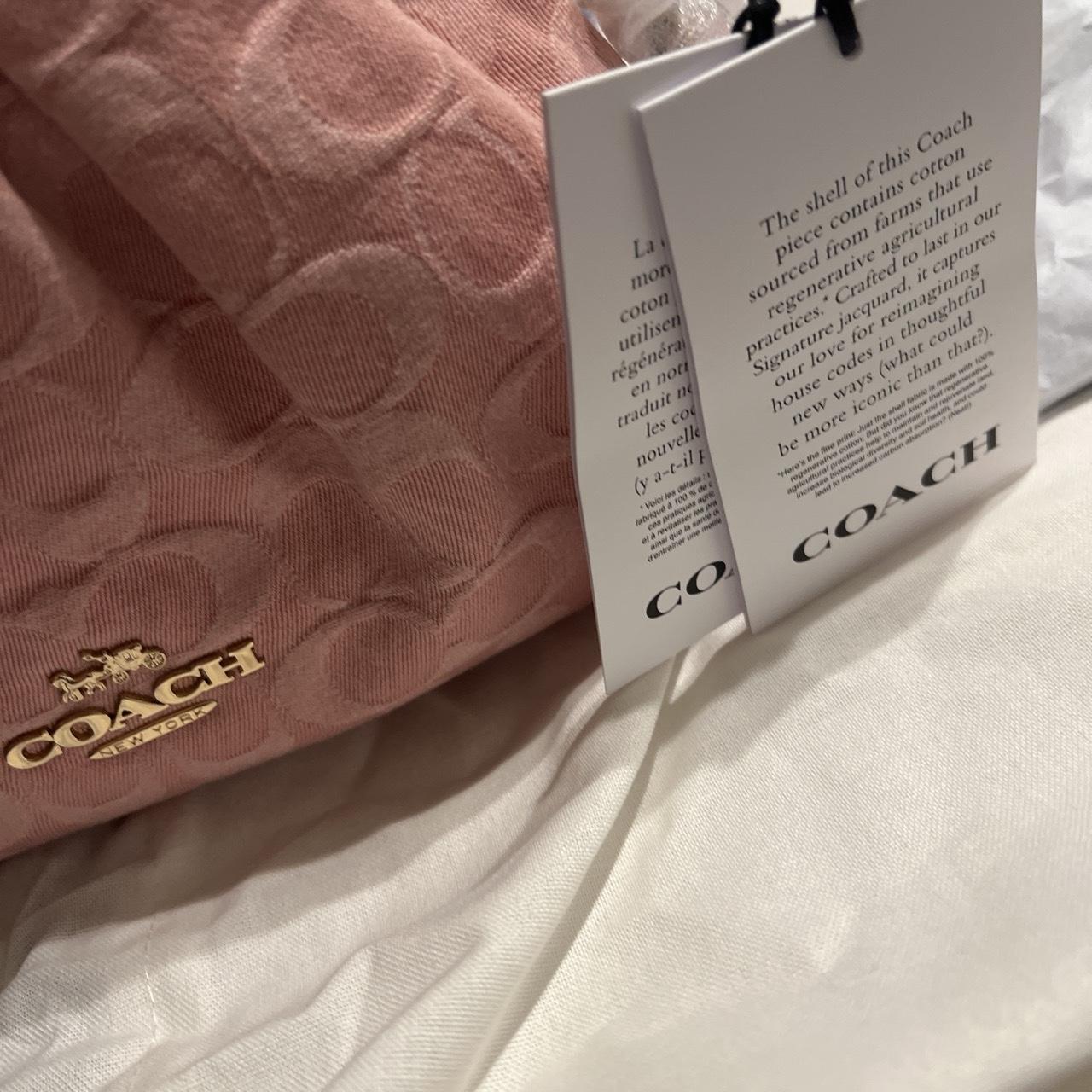 Coach Faye Shoulder Bag | Signature Denim | Light Pink NWT