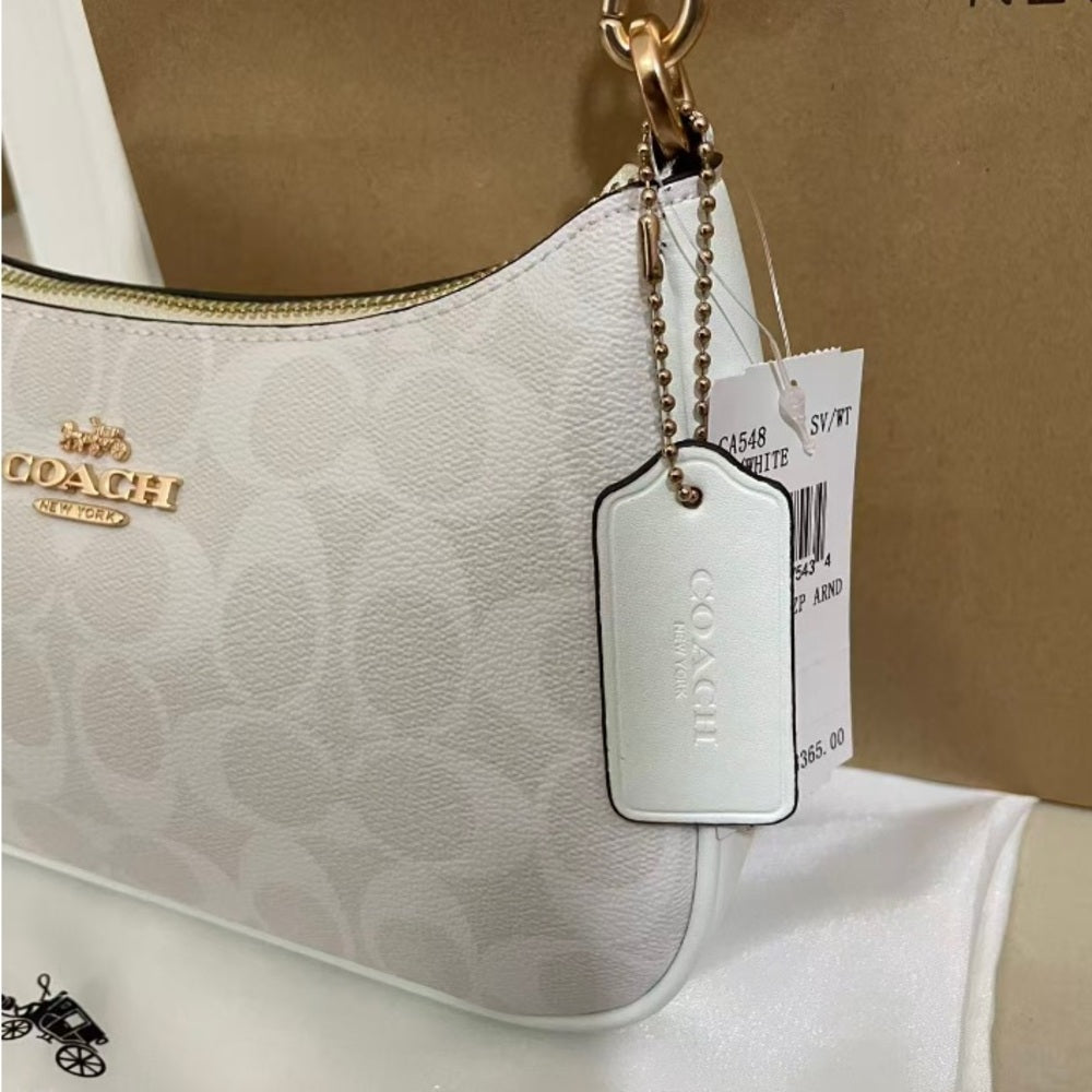 Coach Teri Shoulder Bag with gold chain strap