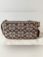 Coach Plaza Shoulder Bag – Crystal Signature Jacquard | Style CFG63