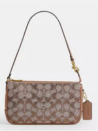 Coach Plaza Shoulder Bag – Crystal Signature Jacquard | Style CFG63