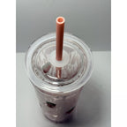 Starbucks Pink Vibes Pink Drink Strawberry Glass Cold Cup 16oz