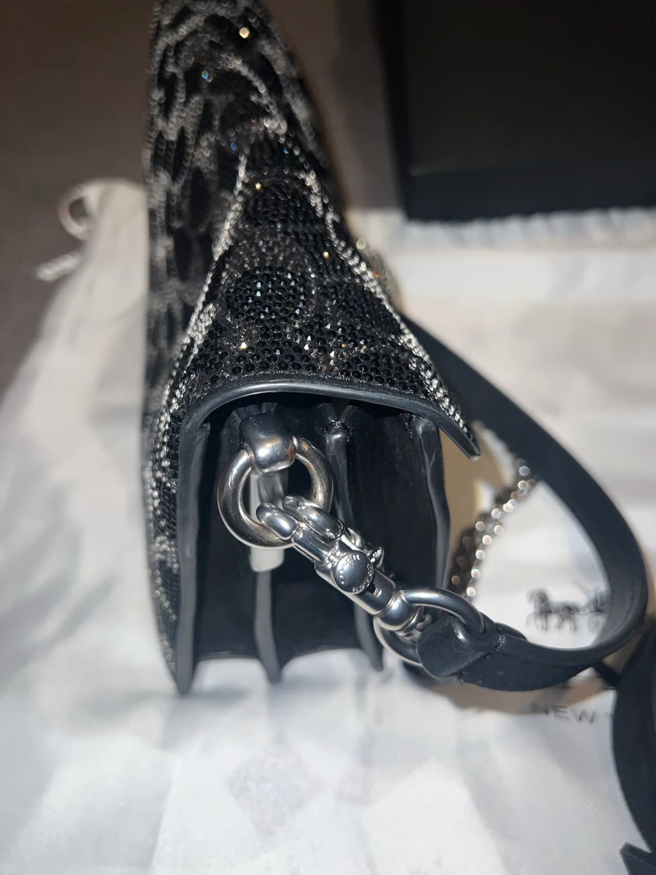 Coach Signature Crystal Soft Tabby 26