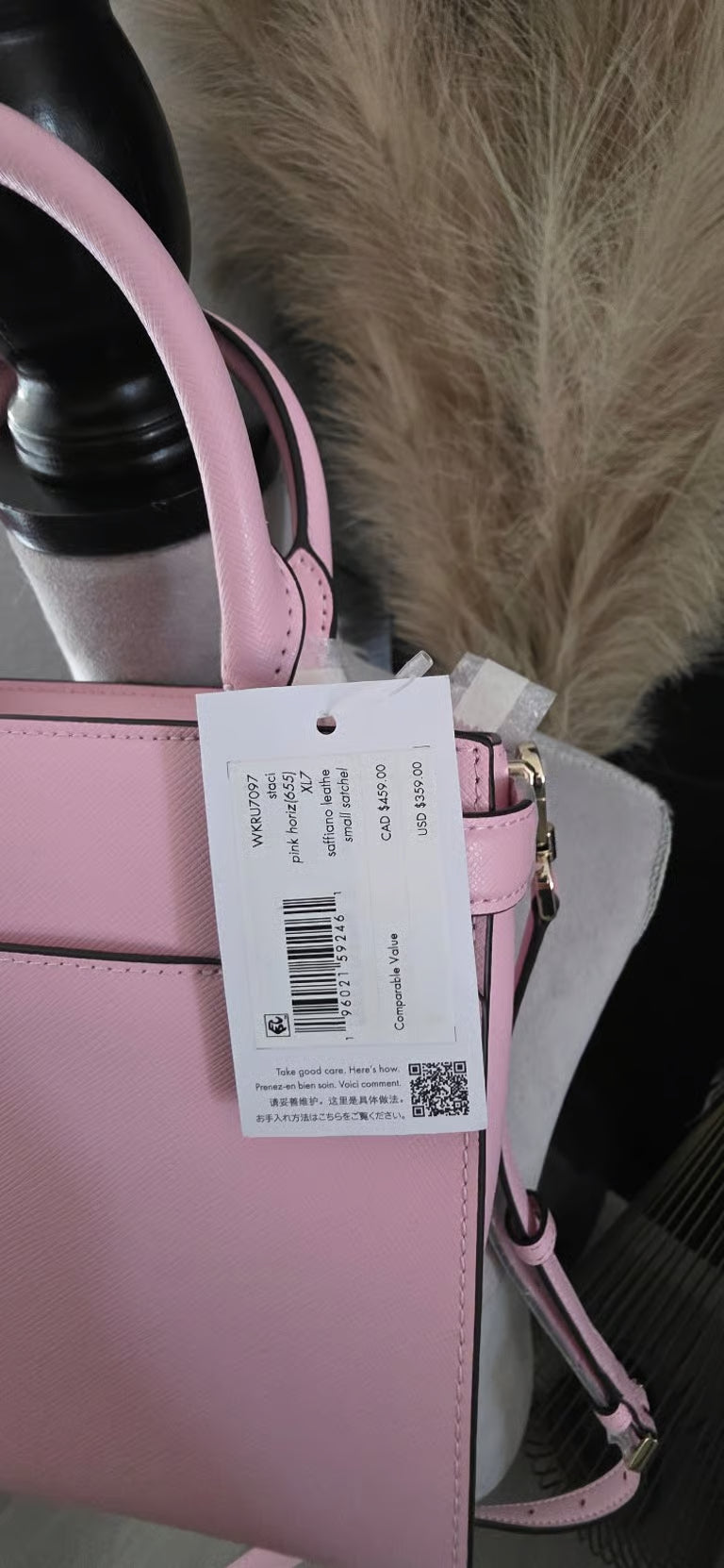 Kate Spade Staci Small Satchel — Pink Horizon NWT