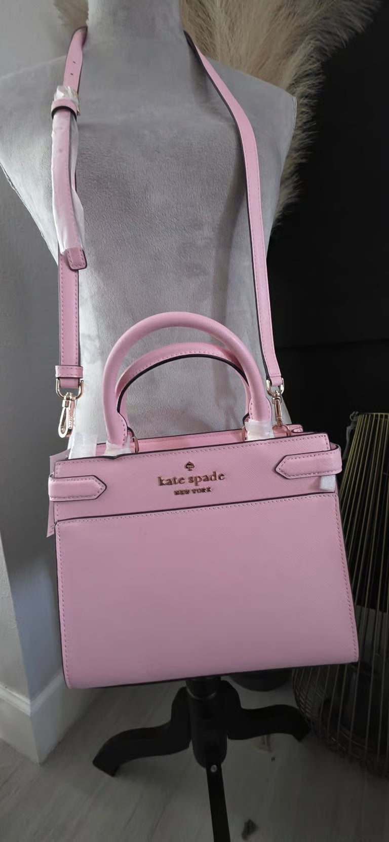 Kate Spade Staci Small Satchel — Pink Horizon NWT