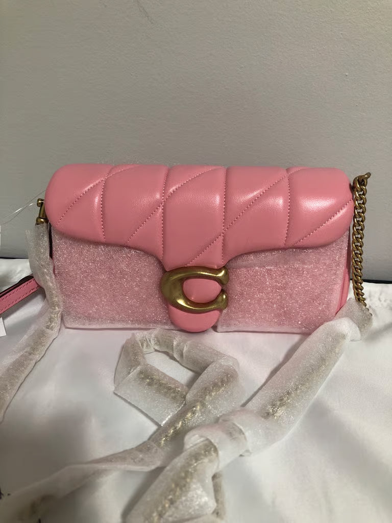 Coach Flower Pink Tabby 19 — NWT