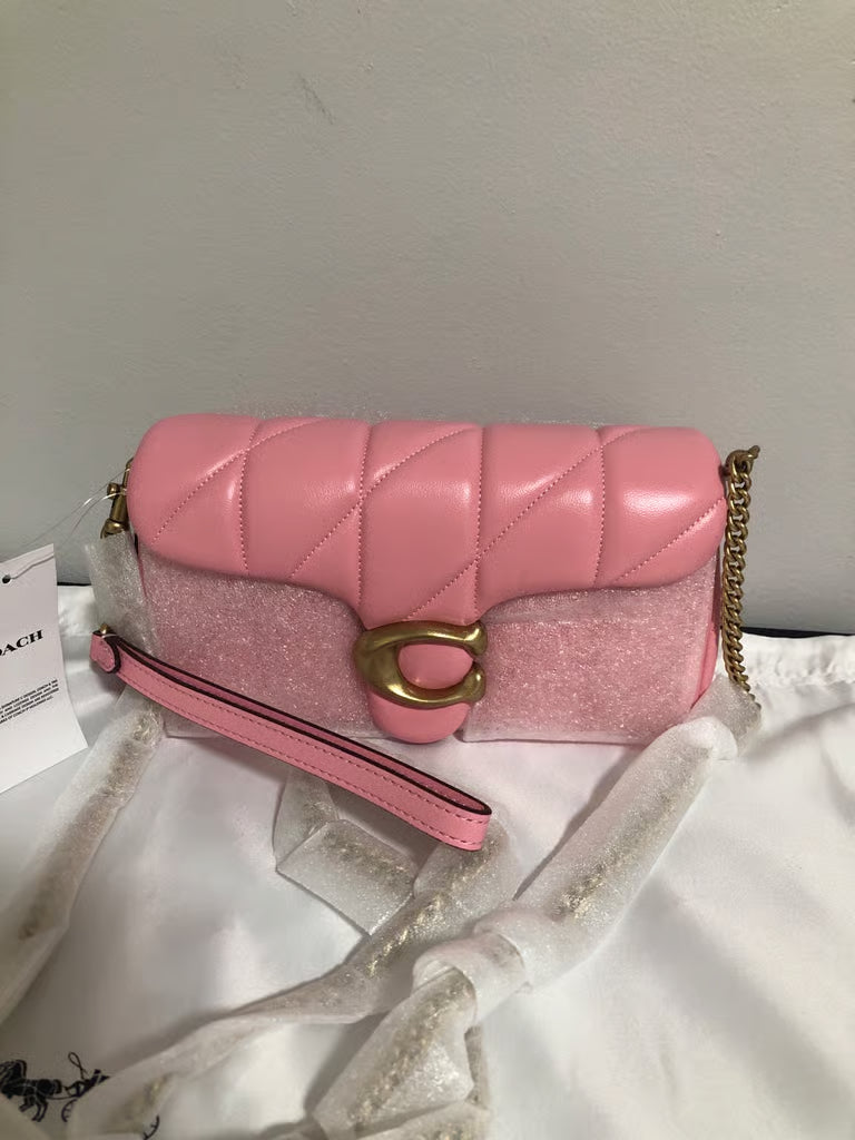 Coach Flower Pink Tabby 19 — NWT
