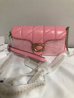 Coach Flower Pink Tabby 19 — NWT