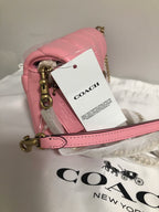 Coach Flower Pink Tabby 19 — NWT