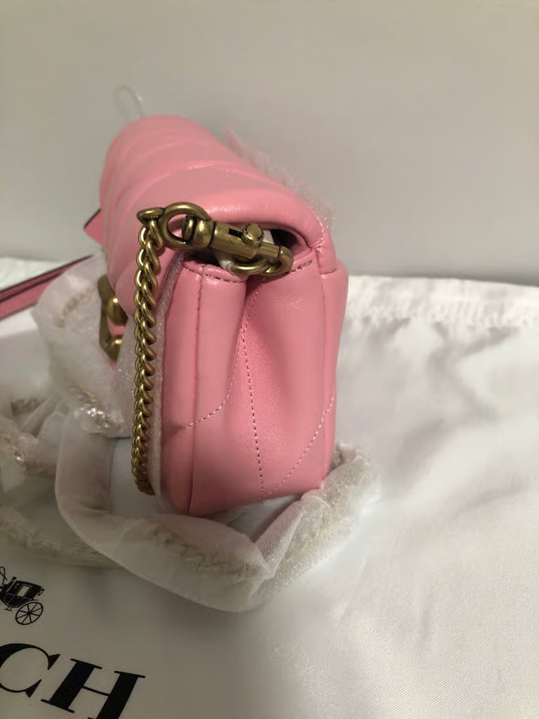 Coach Flower Pink Tabby 19 — NWT