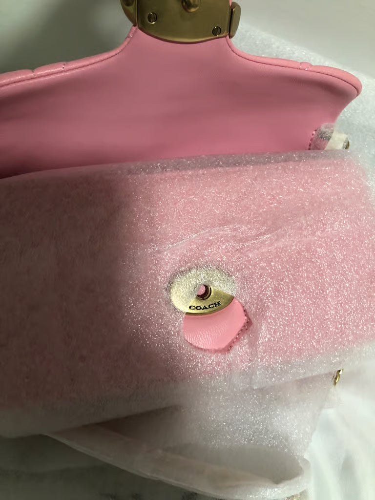 Coach Flower Pink Tabby 19 — NWT