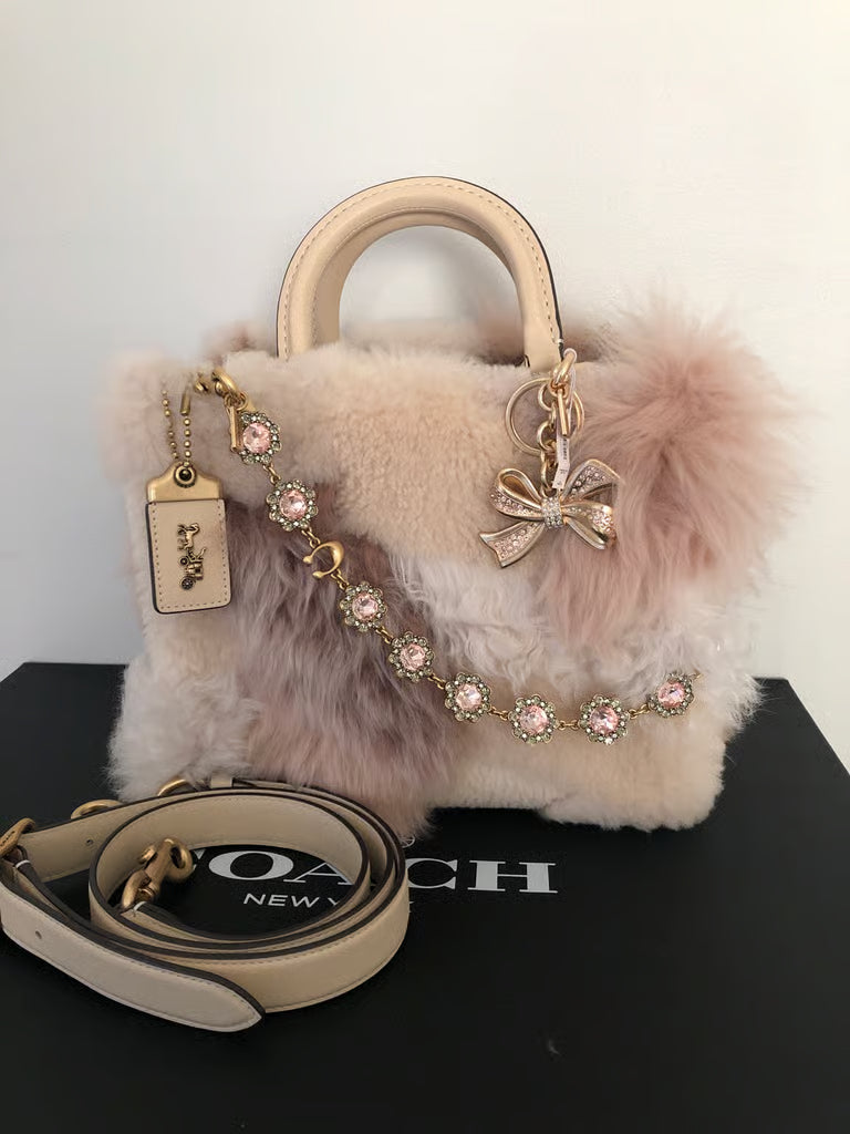 Coach Shearling Rogue 25 — Like New