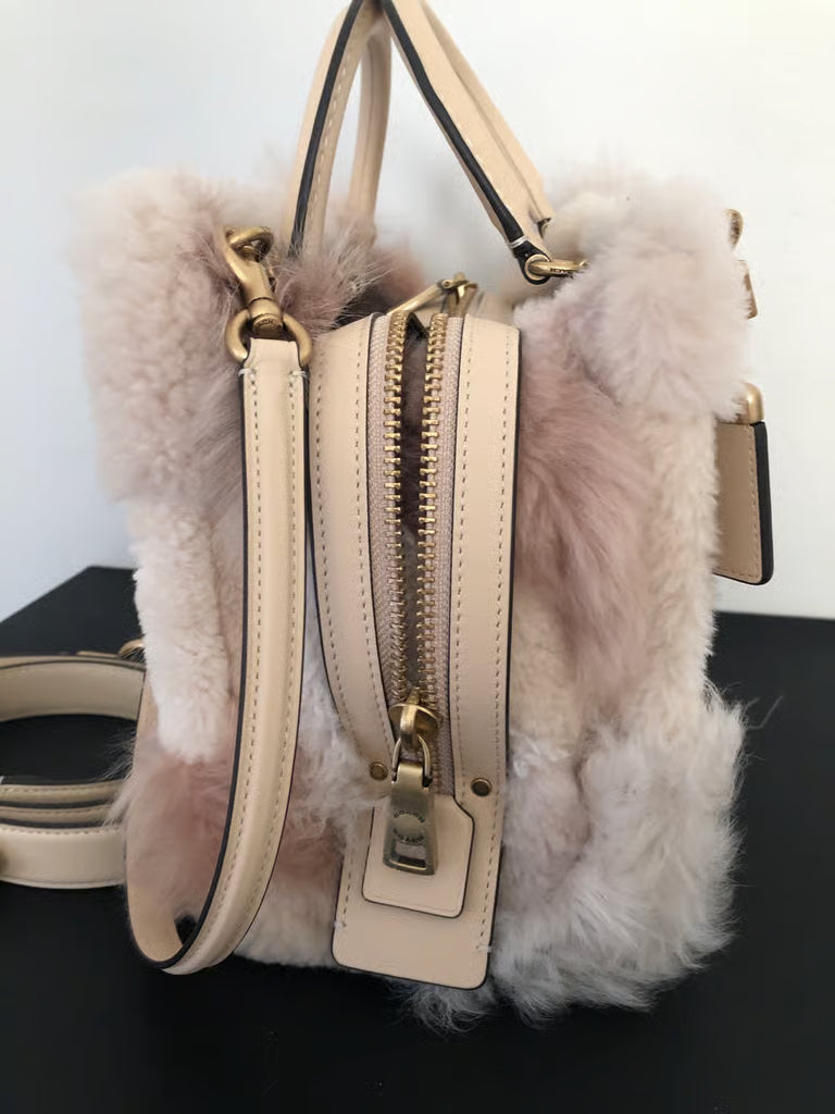 Coach Shearling Rogue 25 — Like New