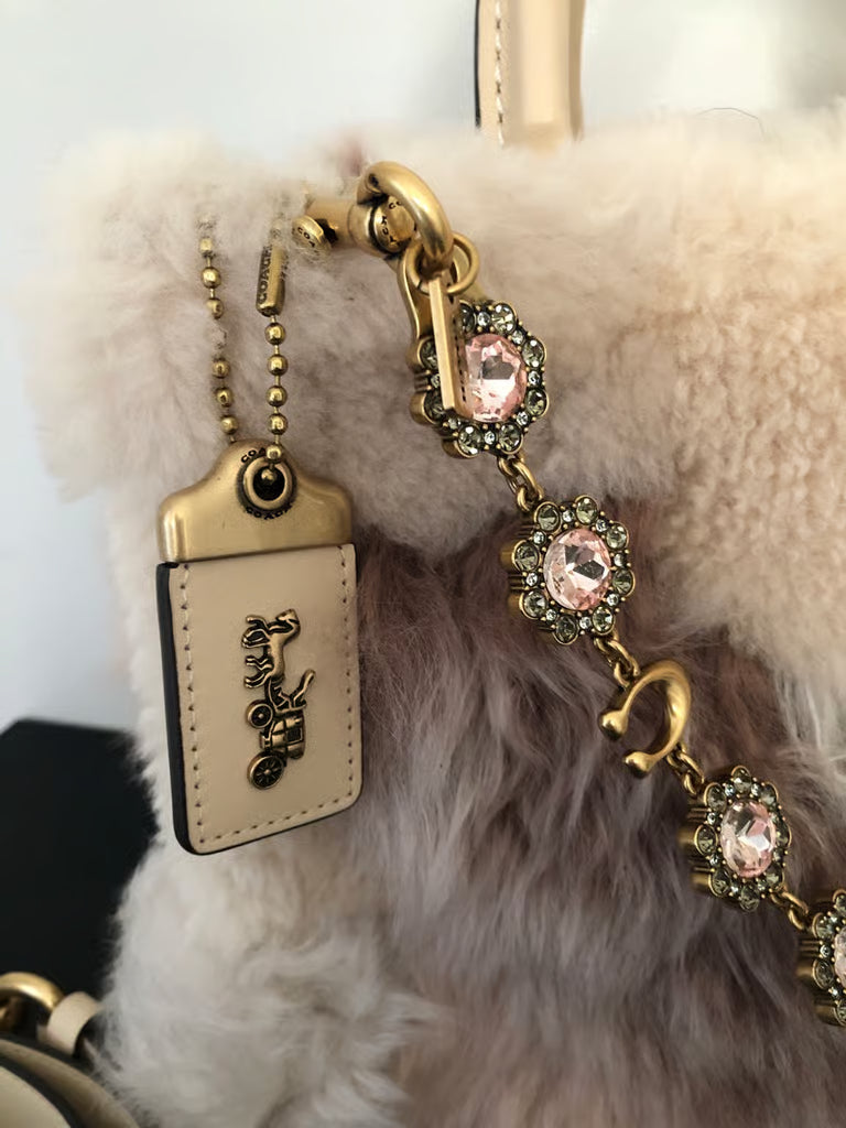Coach Shearling Rogue 25 — Like New