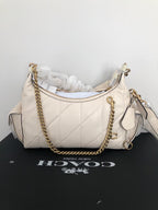Coach Pocket Juliet 30 Quilted Chalk — NWT