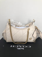 Coach Pocket Juliet 30 Quilted Chalk — NWT