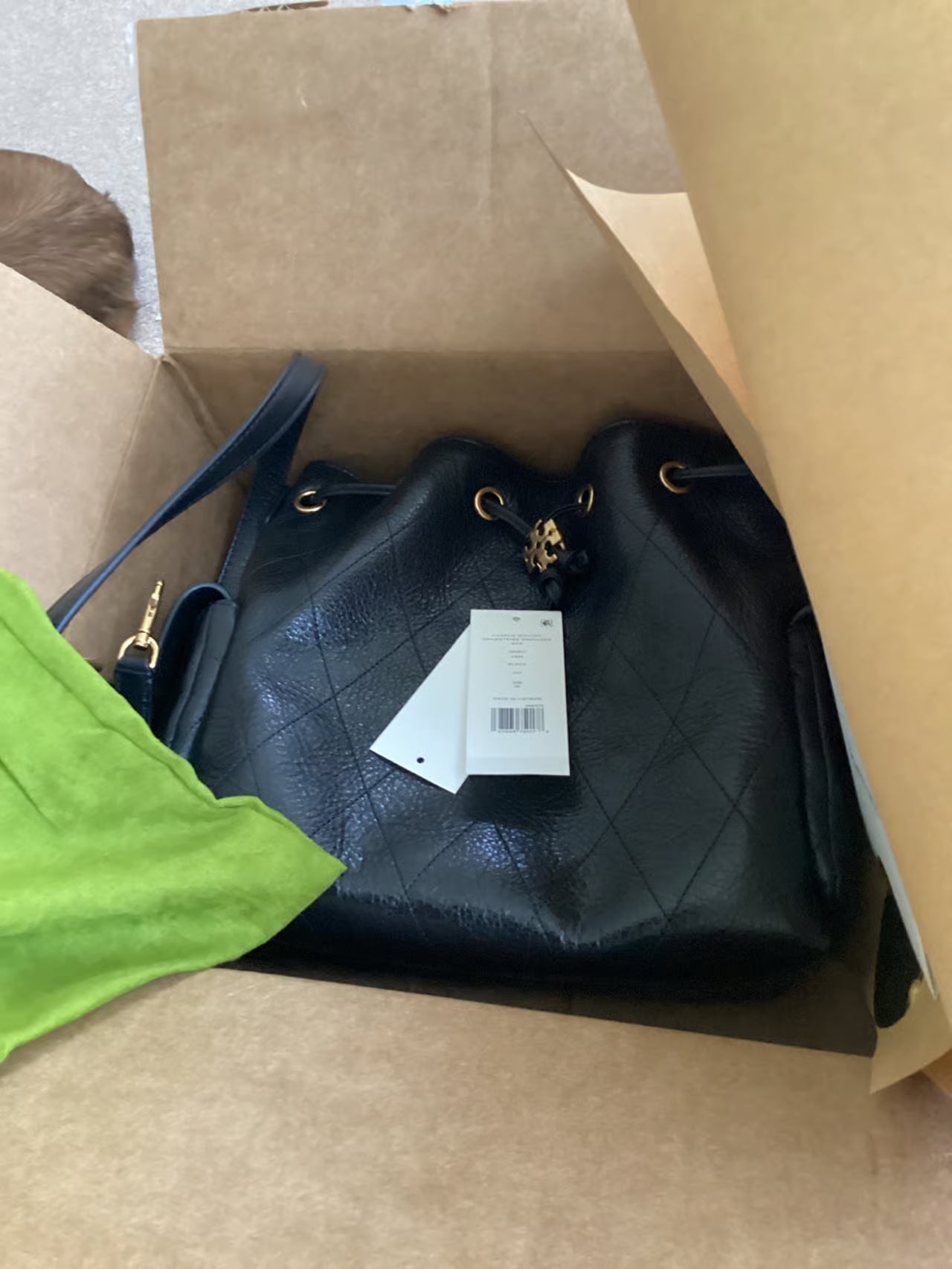 Tory Burch Small Charlie Drawstring Shoulder Bag