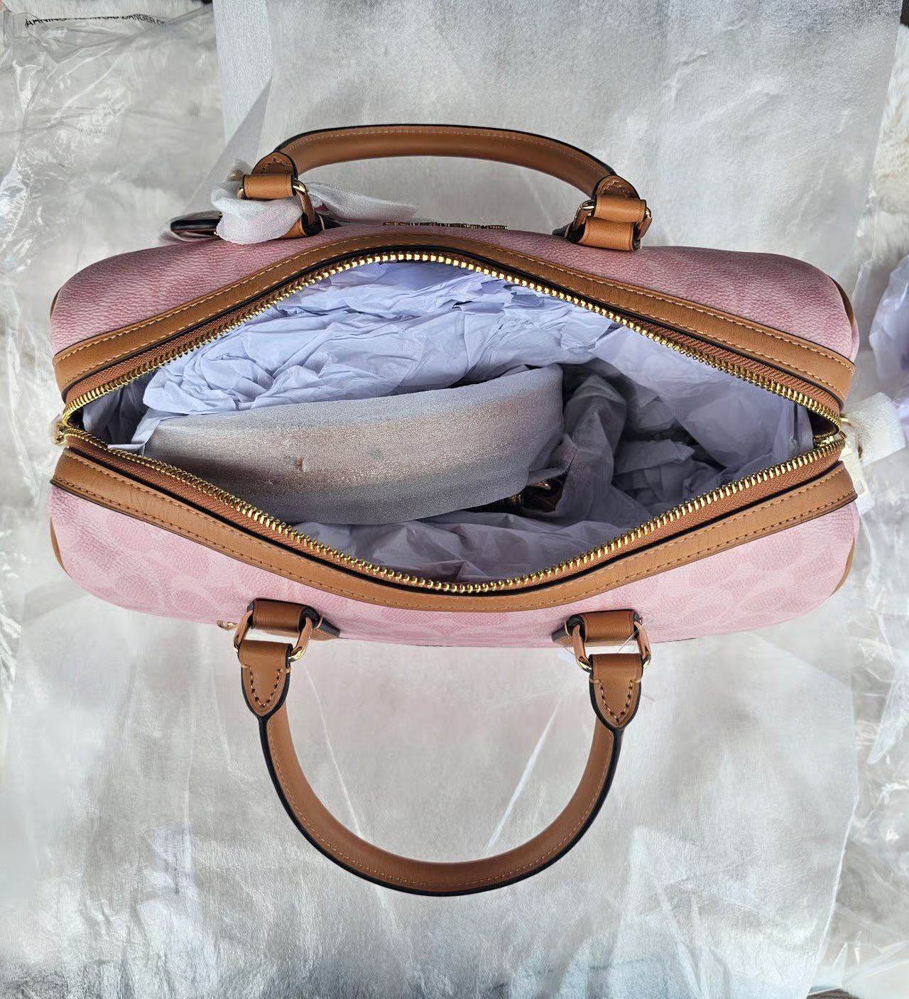 Large Rowan Satchel With Charms — Powder Pink NWT