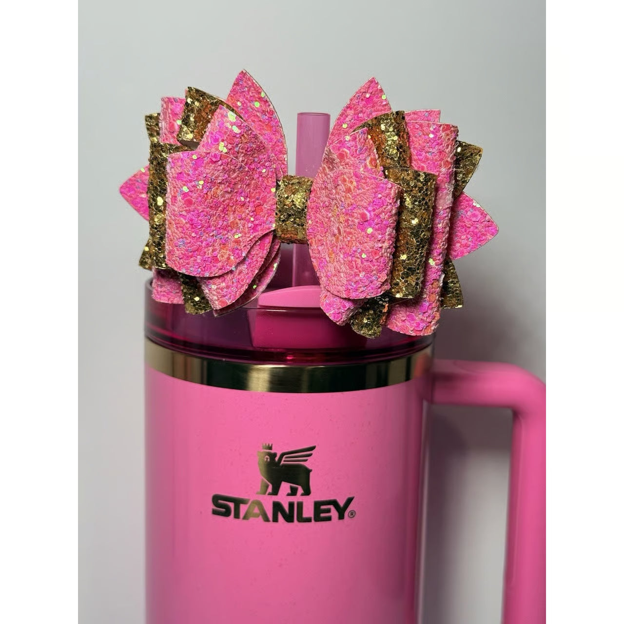 Stanley x Target x Wicked Glinda 40oz Tumbler BNWT + Custom Bow
