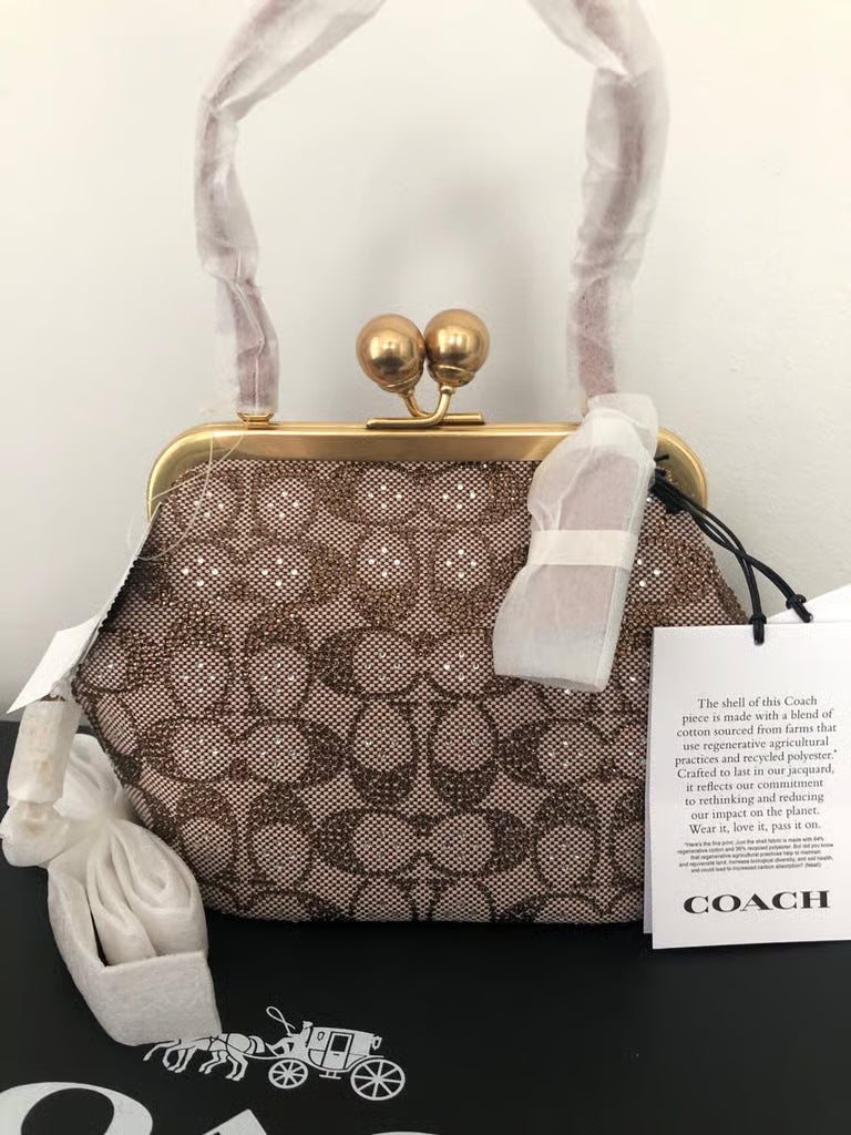 Coach Crystal Kisslock 16 — NWT